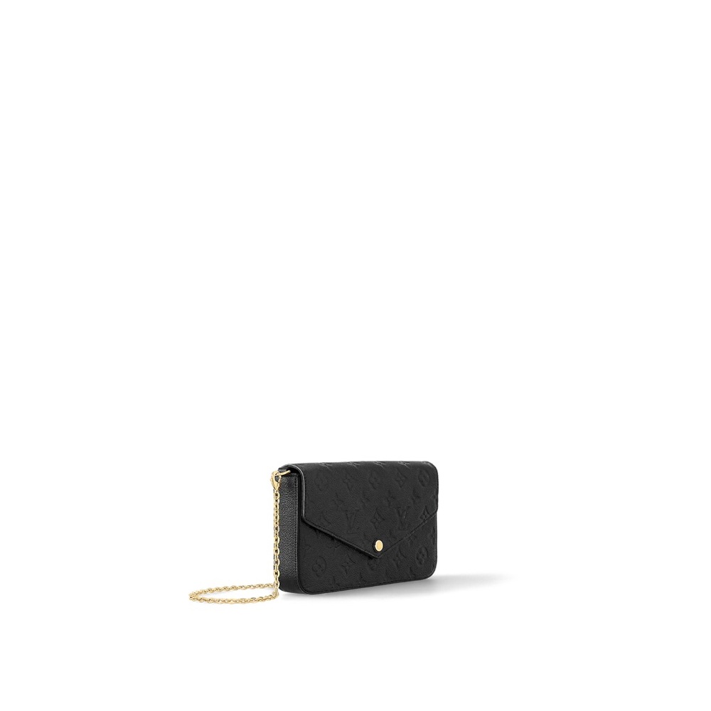 Louise Vuitton FÉLICIE POCHETTE includes inserts. Free wallet with purchase